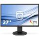 Monitor Philips 272B8QJEB - 27" - QHD 2K 2560x1440 px - 16:9 - 60 HZ - HDMI-DVI-VGA-USB-DispalyPort - 2 altoparlanti ѻ
