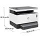 Stampante Multifunzione HP NeverStop 1202NW - laser - monocromatica - Wi-Fi - A4 - fronte