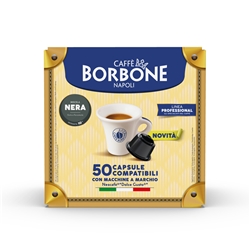 Caffè in capsule - Caffè Borbone - compatibili Dolce Gusto - miscela nera - conf. 50