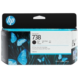 Cartuccia di inchiostro originale 738 HP - 130 ml - nero