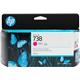 Cartuccia di inchiostro originale 738 HP - 130 ml - magenta