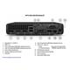 Pc Desktop HP Pro Mini 260 - G9 R I3 8/256 W11p