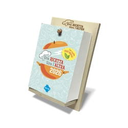 Calendario letterario 2026 da tavolo Biembi "Una ricetta tira l'altra"