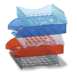 Vaschetta portacorrispondenza Modula Fellowes - trasparente - conf. 4