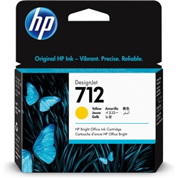 Cartuccia originale HP 712 - inkjet - giallo - 3ED69A