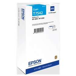 Cartuccia originale T7542 XXL Epson - inkjet - altissima capacità - ciano - C13T754240
