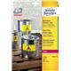 Etichette adesive Avery - permanenti - poliestere - giallo fluorescente - 210x297 mm - L6111-20 - 1 etichetta/ff - 20 fogli - conf. 20 etichette