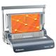Rilegatrice a dorsi plastici Quasar E500 Fellowes - A4 - perfora fino a 20 fogli - rilega fino a 500 fogli 80 g/mq - grigio