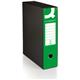 Registratore commerciale con custodia Q-Connect dorso 8 cm - 28,5x32 cm - verde - conf. 6