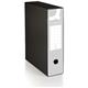 Registratore protocollo con custodia Q-Connect dorso 8 cm - 28,5x35 cm - grigio - conf. 6