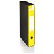Registratore commerciale con custodia Q-Connect dorso 5 cm - 28,5x32 cm - giallo - conf. 9