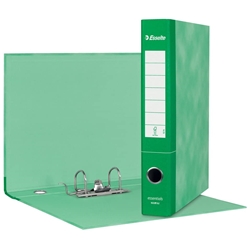 Registratore protocollo Esselte Essentials - G74 - 23x33 cm - dorso 5 cm - verde - conf. 8