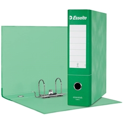 Registratore protocollo Esselte Essentials - G75 - 23x33 cm - dorso 8 cm - verde - conf. 6