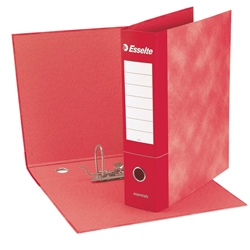 Registratore commerciale Esselte Essentials - G73 - 23x30 cm - dorso 8 cm - rosso - conf. 6