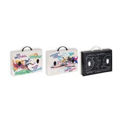 Valigetta in PPL Favorit con stampa Sport in 6 soggetti assortiti 37,5x27x8 cm - 400183891