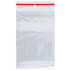 Buste trasparenti chiusura grip in LDPE 50 μm Q-Connect idonee al contatto alimentare - conf. 1000