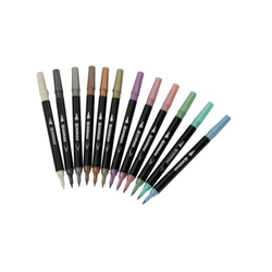 Pennarello Dual Brush a doppia punta Donau - conf. 144