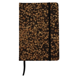 Taccuino con copertina in tessuto riciclata dai chicchi di caffè Donau - 96 ff ricilati da 80 g/m² - conf. 3