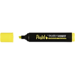 Evidenziatori Tratto Video Pastel tratto 1-5 mm giallo limone F833501 - conf. 12
