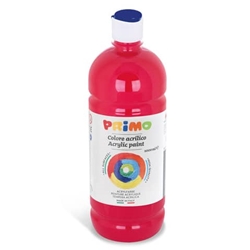 Colore acrilico Primo in bottiglia con tappo dosatore 1000 ml - 310 carminio 404TA1000310