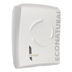 Dispenser per asciugamani piegati a Z, V e C Lucart Professional Econatural Flow 40,4x32x15,5 cm bianco - 892514
