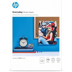 Carta fotografica HP Everyday - inkjet - A4 - lucida - 200 g/mq - 100 fogli