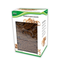 Scatola elastici tondi in caucciù Lebez 1 Kg Ø 85 mm - 120x2 mm - 75121