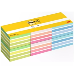 Foglietti riposizionabili Post-it® Cubo 76x76 mm - 450 ff - VALUE PACK da 6 cubi - colori assortiti - conf. 6