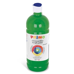 Colore acrilico Primo in bottiglia con tappo dosatore 1000 ml - 630 verde scuro 404TA1000630