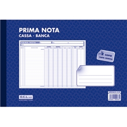 Blocco prima nota cassa banca O.C.L. 30,5x21 cm - 139