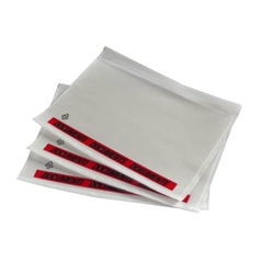 Buste neutre adesive portadocumenti Viva trasparenti con scritta C5-235x170mm - conf. 1000