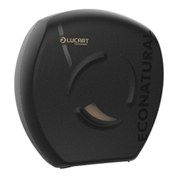 Dispenser per carta igienica maxi jumbo Lucart Professional Econatural Flow 35,7x35x14,2 cm nero - 892513