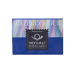 Blocco collato per acquerello Fabriano Watercolor postcard 20 fogli - 300g A6 - 17105148