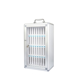 Armadietto portacellulari in alluminio Iternet con serratura 29x19x50 cm 3449