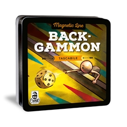 Gioco tascabile Cranio Creations Magnetic Line – Backgammon età 5+ 2 giocatori - CC353