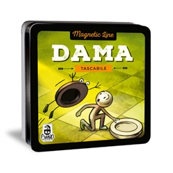 Gioco tascabile Cranio Creations Magnetic Line – Dama età 6+ 2 giocatori CC354