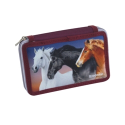 Astuccio a 2 zip Donau fantasie assortite - conf. 6