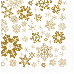 Tovaglioli in pura cellulosa 3 veli Dopla Gold Ice 33x33cm - conf. 20