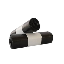 Sacchi immondizia per rifiuti inorganici Erisack 25 L 48x57 cm - 9 µm nero - rotolo da 25 - conf. 250