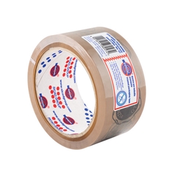 Nastro adesivo stampato per imballo Eurocel formato 50 mm x 66 m - scritta sigillo di garanzia - 1000000379 - conf. 2