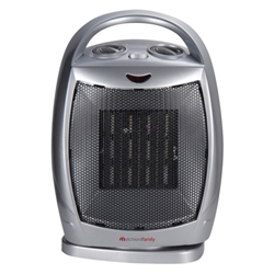 Termoventilatore ceramico silver con termostato integrato Melchioni Family Calido 1.500 W - 158640045