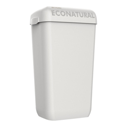 Cestino porta rifiuti 23 L Lucart Professional Econatural Flow 55,8x34,5x23 cm bianco - 892517