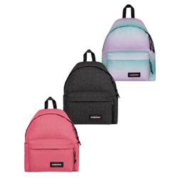 Set 3 zaini Eastpak Padded Pak'r® 24 L 1 nero glitter  1 fucsia glitte