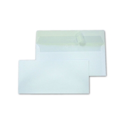 Busta Blasetti Strip 90 senza finestra - 90 g/m² lembo strip 11x23 cm - bianco - conf. 500
