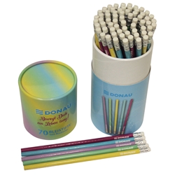 Matite con gommino HB Donau in barattolo da 70 - conf. 70