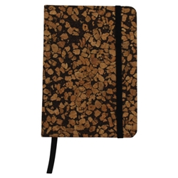 Taccuino con copertina in tessuto riciclata dai chicchi di caffè Donau - 96 ff ricilati da 80 g/m² - conf. 3