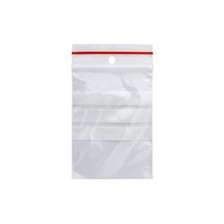 Buste trasp. chiusura grip in LDPE 50 μm Q-Connect con banda scrivibile - cont. alimentare - conf. 1000