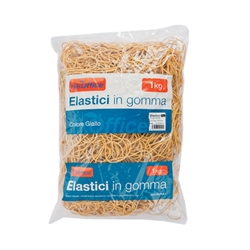 Elastici in gomma Nikoffice busta da 1 Kg Ø 40 mm - 06NIK018