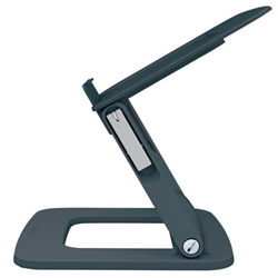 Supporto Ergo per Laptop Multi-angolo con 80% plastica riciclata Leitz Ergo grigio scuro - 258x45x253 mm - 64240089