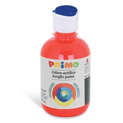 Colore acrilico Primo in bottiglia con tappo dosatore 300 ml - 300 rosso 400TA300300